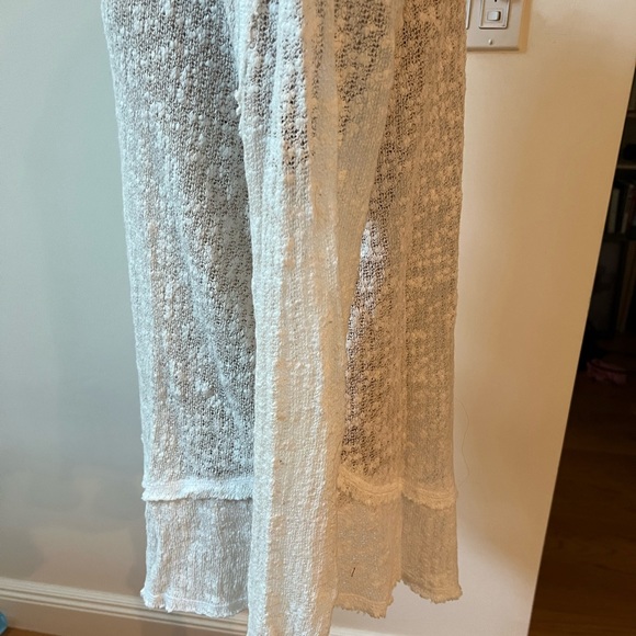 Perfect Light Sweater For Now!   We The Free Ocean Air Hacci Sweater in White - Picture 2 of 7